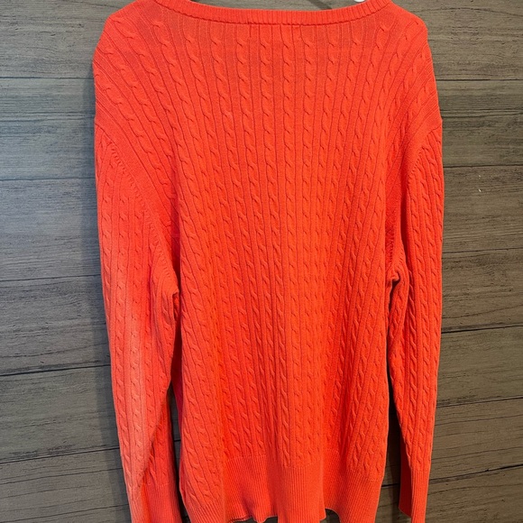 Cabela’s Women's Orange Sweater - Picture 4 of 6